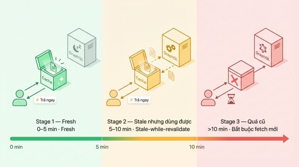Cơ chế hoạt động của stale-white-revalidate